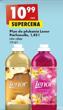 Biedronka Płyn do płukania exotic bloom lenor parfumelle oferta