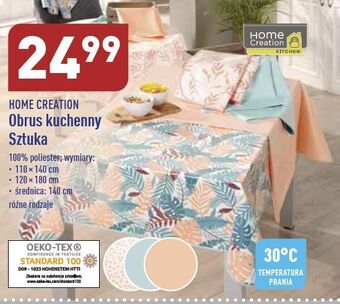 ALDI Obrus śr. 140 cm home creation oferta