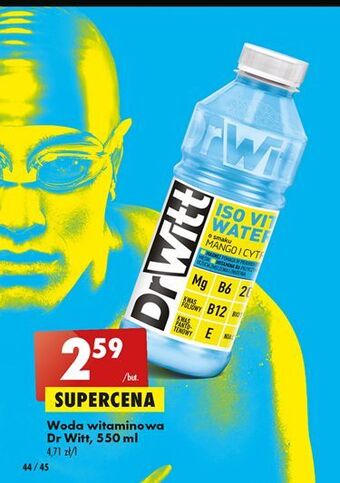 Biedronka Napój o smaku mango i cytryny dr witt vitamin water oferta