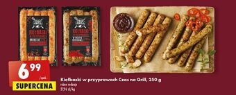 Biedronka Kiełbaski w przyprawach posypce paprykowej czas na grill oferta