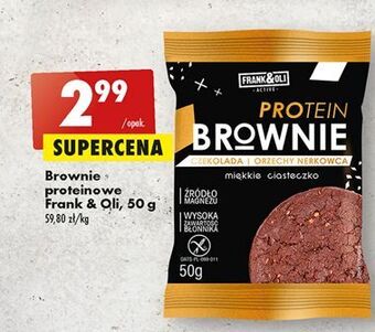 Biedronka Ciastko proteinowe brownie frank&oli oferta