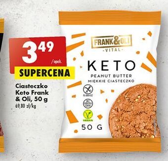 Biedronka Ciasteczko keto masło orzechowe frank&oli oferta