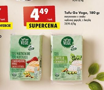 Tofu z bazylią com manjericao govege