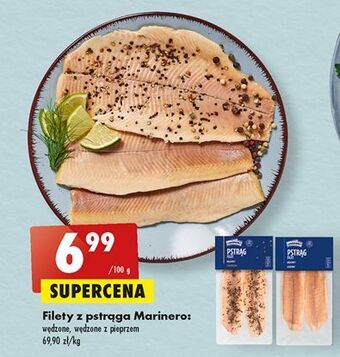 Biedronka Filety z pstrąga wędzone pieprzem marinero oferta