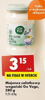 Biedronka Majonez sałatkowy wegański govege oferta