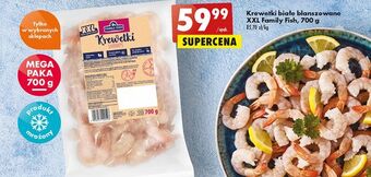 Biedronka Krewetki białe blanszowane family fish oferta