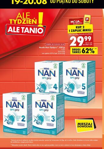 Biedronka Mleko 2 nestle nan optipro oferta