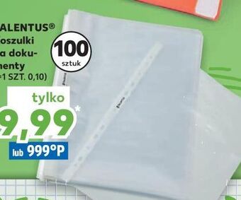 Kaufland Koszulki na dokumenty a4 talentus oferta