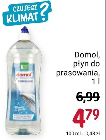 Rossmann Płyn do prasowania domol oferta