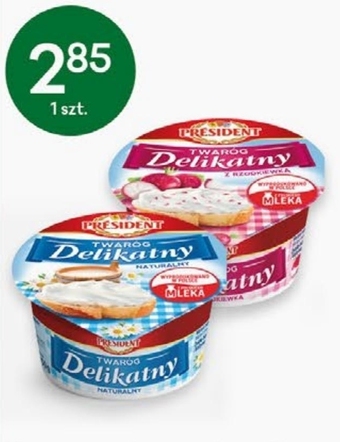 Groszek Président twaróg delikatny naturalny 150 g oferta