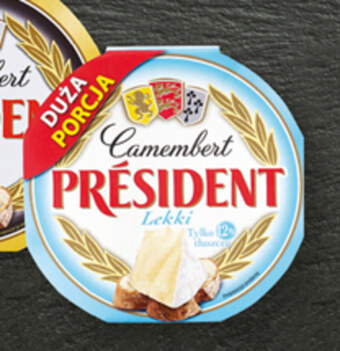 Biedronka Camembert president oferta