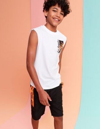 Takko Fashion Chłopcy koszulka bez rękawów - nadruk oferta