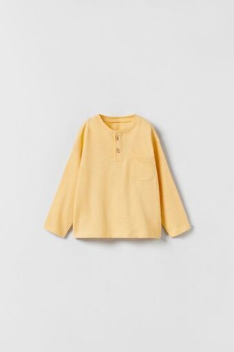ZARA Henley t-shirt oferta