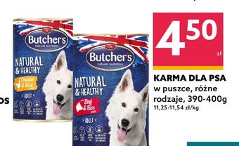 Dealz Karma dla psa z wołowiną i ryżem butcher's natural & healthy oferta
