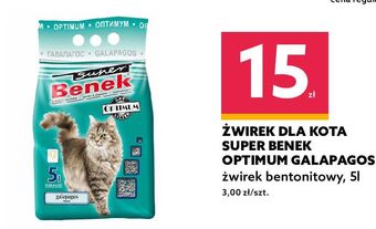 Dealz Żwirek dla kota galapagos super benek oferta