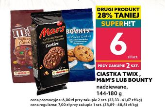 Dealz Ciastka z drażami m&m's m&m's double chocolate cookies oferta