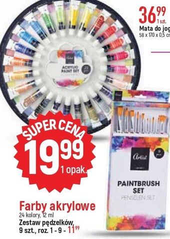 E.Leclerc Farby akrylowe oferta