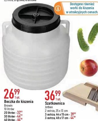 E.Leclerc Beczka na kapustę 20 l browin oferta