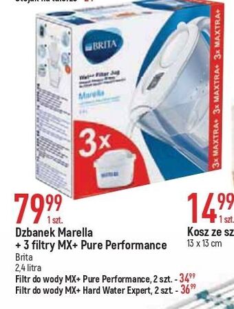 E.Leclerc Wkład filtrujący pure performance (niebieski) brita maxtra+ oferta