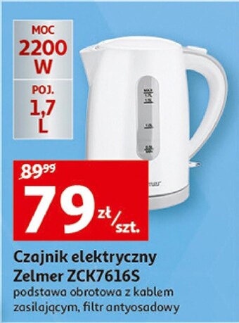 Auchan Czajnik elektryczny zelmer oferta