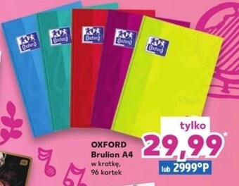 Kaufland Brulion oxford oferta