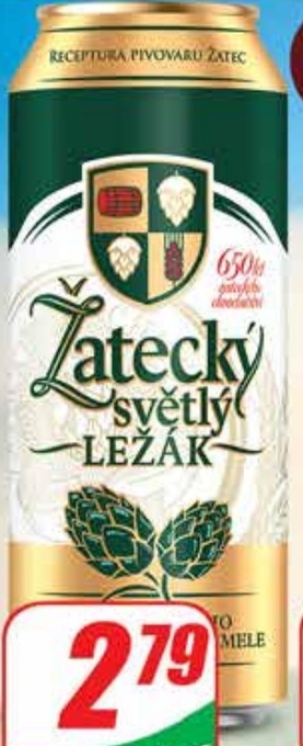 Dino Žatecký světlý ležák piwo jasne pełne 500 ml oferta