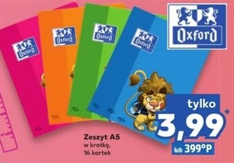 Kaufland Zeszyt oxford oferta