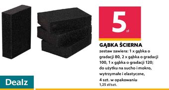 Dealz Gąbka ścierna oferta