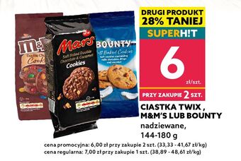 Dealz Ciastka z kokosem i czekoladą bounty soft baked cookies oferta