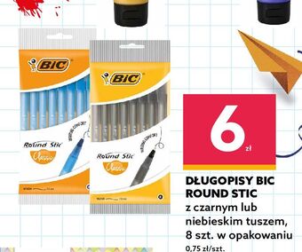 Dealz Długopis round stick niebieski bic round stick oferta