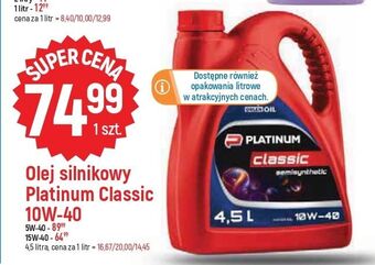 E.Leclerc Olej 15w-40 orlen platinum classic oferta