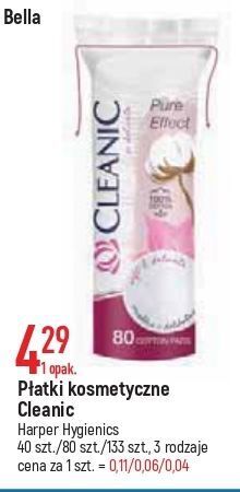 E.Leclerc Płatki kosmetyczne pure effect owalne cleanic oferta