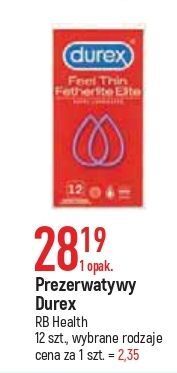 E.Leclerc Prezerwatywy classic durex feel thin oferta