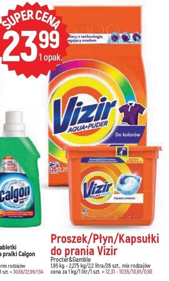 E.Leclerc Kapsułki do prania alpejska świeżość vizir all in one pods oferta