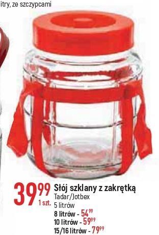 E.Leclerc Słój z zakrętką 8l tadar oferta