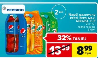 Carrefour Napój orange mirinda oferta