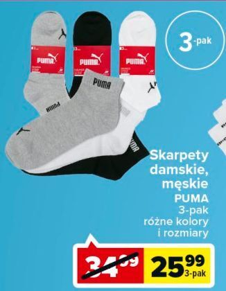 Carrefour Skarpety męskie puma oferta