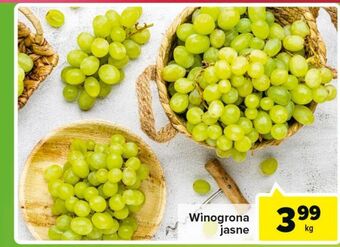 Carrefour Winogrona jasne oferta