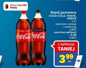 Carrefour Napój pomarańczowy fanta oferta