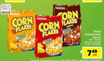 Carrefour Płatki śniadaniowe miód i orzeszki corn flakes (nestle) oferta