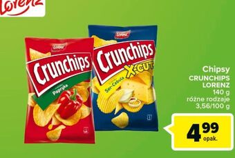 Carrefour Chipsy paprykowe crunchips oferta