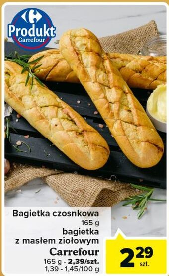 Carrefour Bagietka czosnkowa carrefour oferta