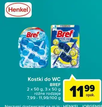 Carrefour Zawieszka do wc cytryna bref color aktiv (wcześniej blue active) oferta