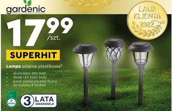 Biedronka Lampa solarna gardenic oferta