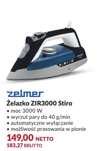 Makro Żelazko zelmer oferta