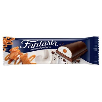 Makro Fantasia batonik mleczny z nadzieniem karmelowym 27 g oferta