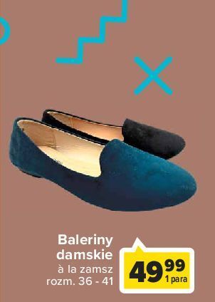 Carrefour Baleriny damskie 36-41 oferta