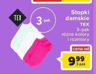 Carrefour Stopki damskie tex oferta