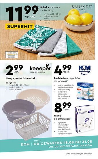 Biedronka Miska okrągła z wylewką 24 cm keeeper oferta