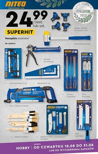 Biedronka Kątowniki niteo tools oferta